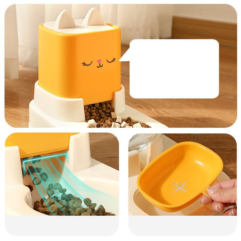 Food And Water Feeding Large Capacity Automatic Pet Supplies